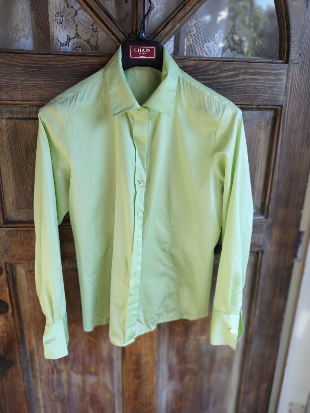 Ann Taylor Soft Lime Green Blouse